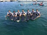 CANOA POLO IN ACQUA PER LA PRIMA DI U21, KATANA, IDROSCALO E ICHNUSA IN TESTA.