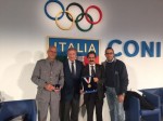 COLLARI D'ORO A FERRAZZI, LEGA NAVALE DI BARI E CANOTTIERI MINCIO