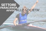 AVVISO ALLE SOCIETA': INCONTRO TECNICO SETTORE PARACANOA