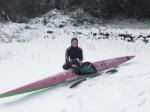 DALL'ITALIA: PADDLING IN THE SNOW...!