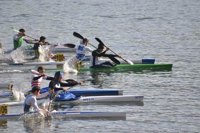 La partenza di Antonio Caminiti nel K1 Senior