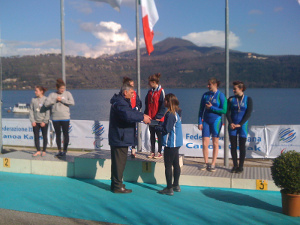 podio K2 JuniorF Castelgandolfo