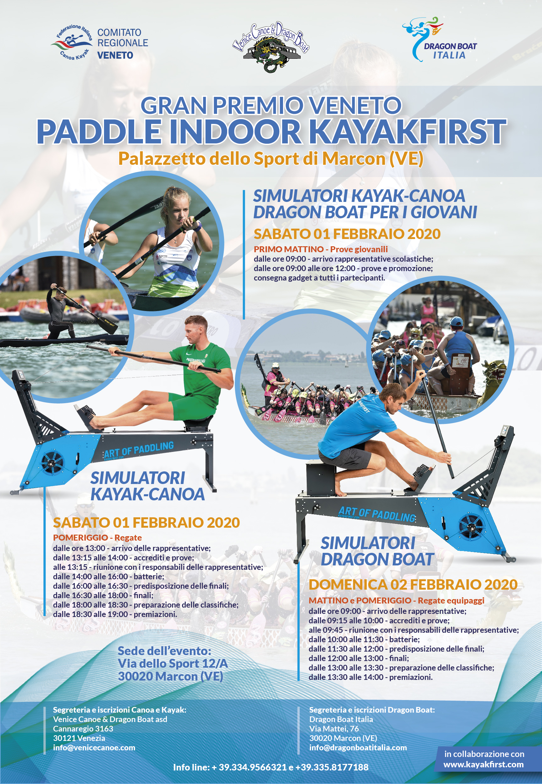 Gran Premio Veneto Paddle Indoor KayakFirst