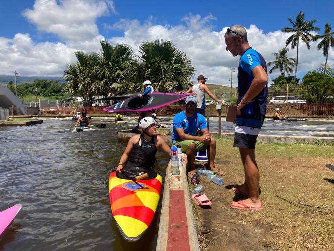 Raduno Canoa Slalom - La Reunion, 10 gennaio - 20 febbraio 2022